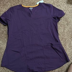 Eggplant scrub top